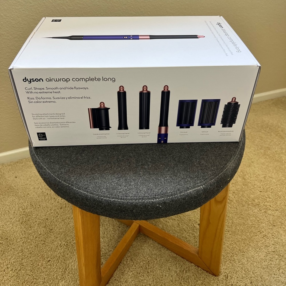 NEW Dyson Special Edition Airwrap - Complete Long in Vinca Blue and Rose